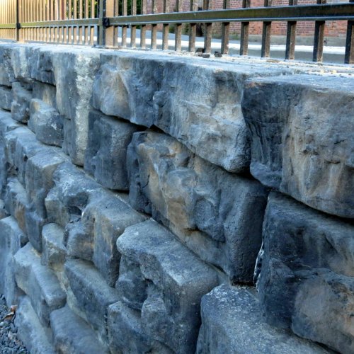 3. Fake Stone Wall